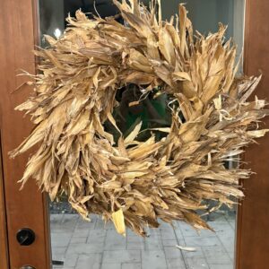 12" Corn Husk Wreath